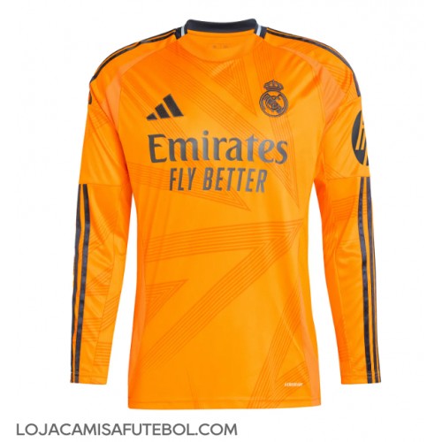 Camisa de Futebol Real Madrid Equipamento Secundário 2024-25 Manga Comprida